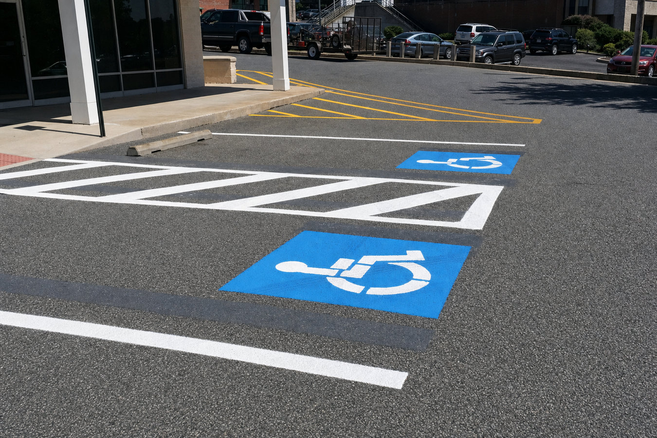 Parking lot maintenance